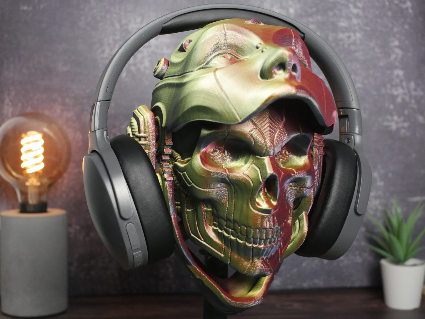 Skulldroid Headphone Stand - Gaming