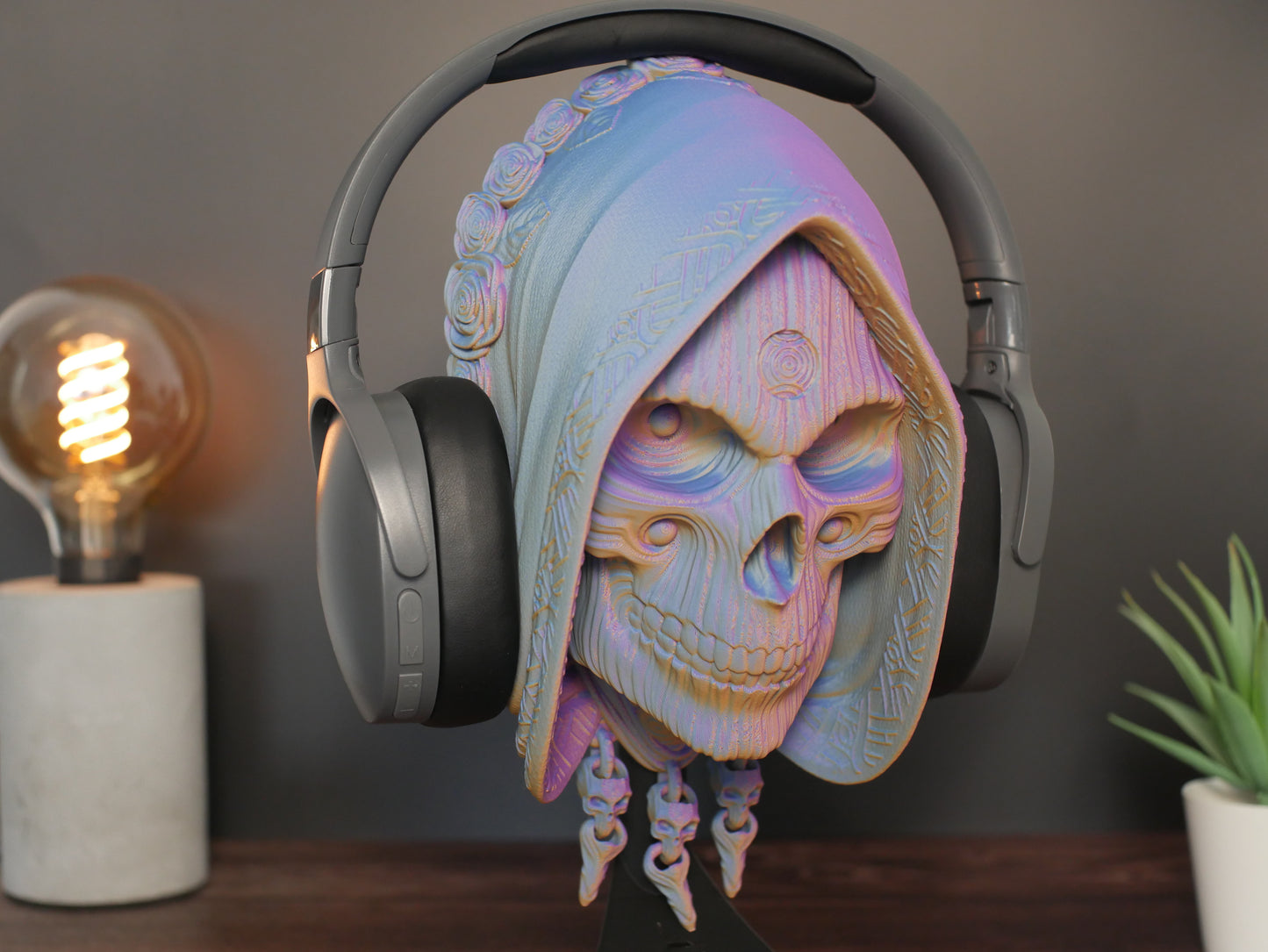 Holy Death Headphone Stand - Gaming Equipment