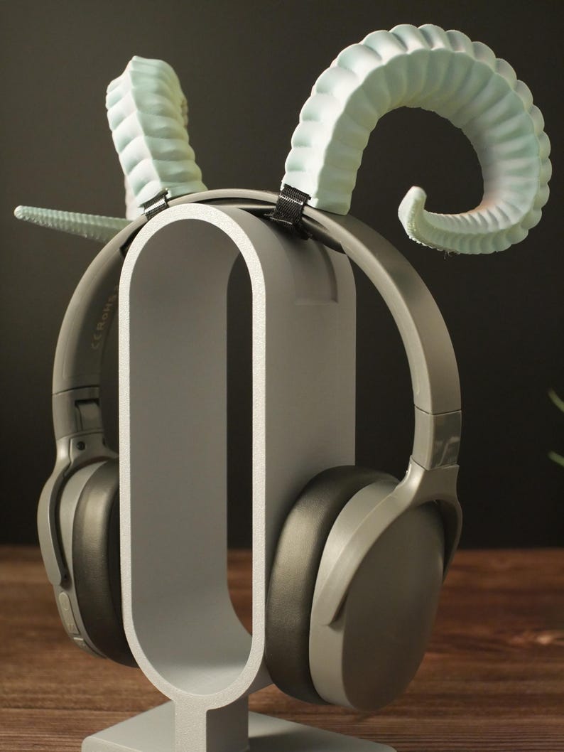 Aries Demon Horns with Velcro - Perfect for Headphones or Cosplay