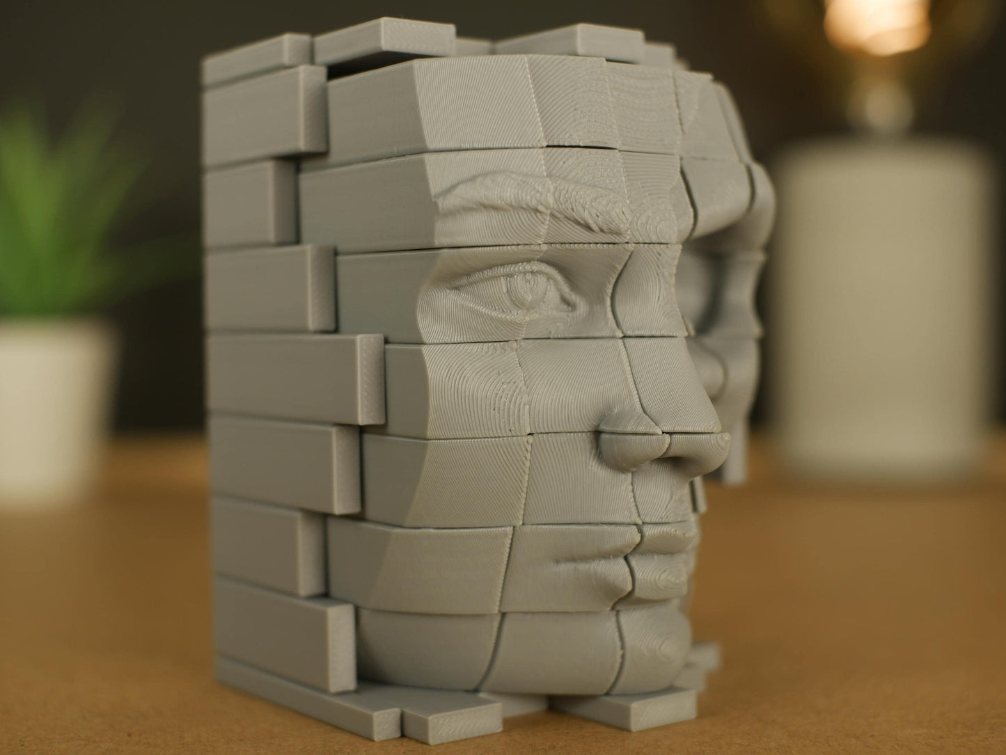 Pixel Skull Girl: Decorative Figure and Stress Toy - Perfect for Adding a Unique Touch to Your Space