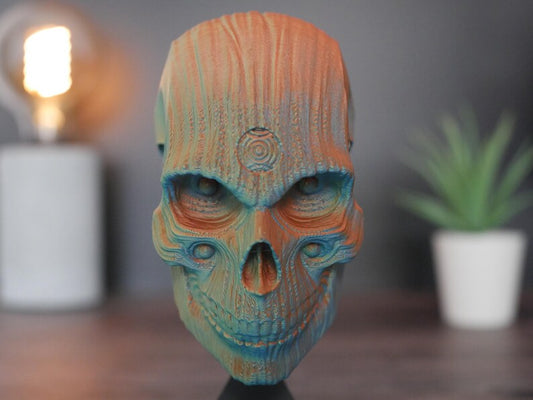 Santo Quinto 3D Skull - Home Office Decor