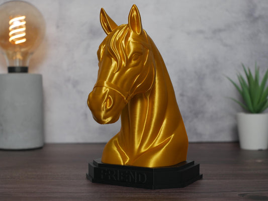 Personalized Horse Bust - Unique Gift