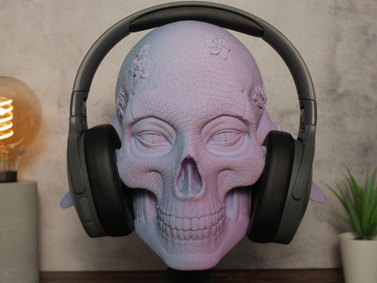 Soporte para Auriculares Orochi Skull - Organizador de Escritorio para Gamers