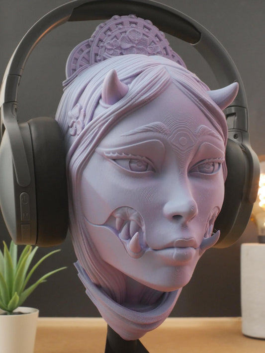 Soporte para Auriculares Kuchisake | Organizador de Oficina | Soporte para Auriculares de Estudio y Gaming